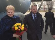 В Украину прибыла Даля Грибаускайте