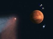 Комета Siding Spring вызвала на Марсе "метеорный шторм" 