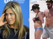 Дженнифер Энистон беременна? Папарацци запечатлели беременный животик