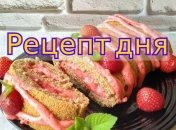 Рецепт дня: Бисквитный рулет с клубнично-сливочным кремом