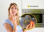 Черная сетка на микроволновке