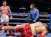 Канело сквозь блок уронил Йылдырыма (видео)