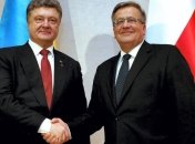 Коморовский поддержал введение миротворцев на Донбасс