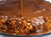 Шарлотка с овсяными хлопьями