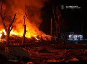 Из-за атаки возникло несколько пожаров
