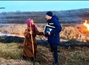 Жінку не злякали навіть поліцейські