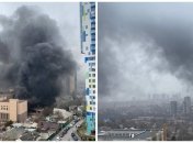 Пожар в здании Погрануправления ФСБ в Ростове-на-Дону