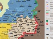 Карта АТО на востоке Украины (23 марта)