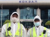 "Карантинный" рейд: столичная полиция провела осмотр железнодорожного вокзала (Видео)