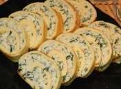 Рецепт дня: яичный рулет с сыром и зеленью
