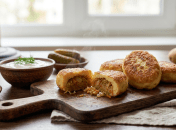 Картофельные зразы с капустой