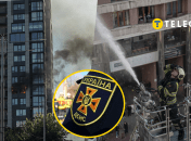 Пожар в Киеве