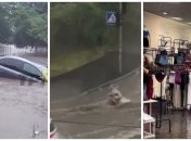 Машини тонуть, людей збиває з ніг, а в ТРЦ "фонтани": на Київ обрушилася потужна злива (відео)
