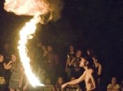 Файер-шоу завершило фестиваль на Харьковщине