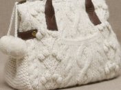 Вязаная сумка - модный тренд сезона осень-2013