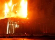 В Китае горит историческая часть города Хунцзян.