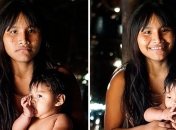 До и после: как меняются лица женщин, когда им делают комплимент (Фото)