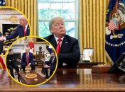 Дональд Трамп в Овальном кабинете