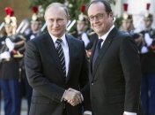 В Париже началась закрытая встреча Путина и Олланда