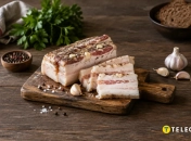 Сухой посол помогает приготовить ароматную закуску из сала