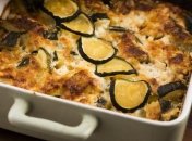 Необычная творожная запеканка с кабачками