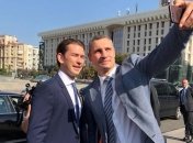 Мэр Киева вместе с Канцлером Австрии прогулялись по Крещатику