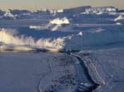 Лед из реликтового озера Восток