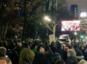 В Нью-Йорке проходят митинги против Трампа