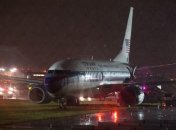 Самолет Трампа неудачно приземлился в Нью-Йорке