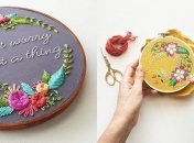 Девушка покорила Instagram снимками необычной вышивки (Фото)