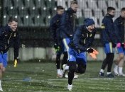 Тренировка сборной Украины