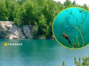 Как выглядит Соколовский карьер возле Житомира