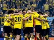 "Боруссия" Д празднует гол