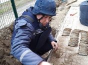 Запорожские пиротехники обнаружили схрон боеприпасов (Фото)