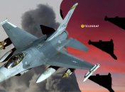 Разбился американский истребитель F-16