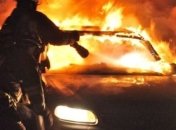 В Черновцах произошло возгорание автомобиля