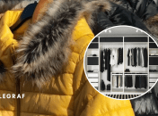 Зимние вещи и шкаф