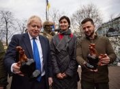 Борис Джонсон и Владимир Зеленский