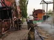 В курортной Затоке горели базы отдыха, есть пострадавший