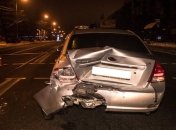 В Киеве пьяный водитель устроил ДТП и напал на полицейских (Видео)