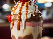 Молочный коктейль станет излюбленным десертом ваших детей (изображение создано с помощью ИИ)