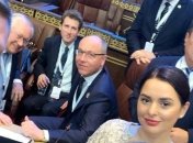 Парубий в Катаре призвал спикера госдумы РФ забрать оккупационные войска с Донбасса