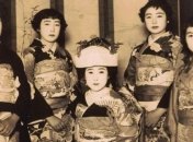 Ретро снимки: японские невесты в традиционных нарядах (Фото) 