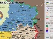 Карта АТО: Боевики на Донбассе обстреливают жилые районы