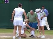 На Уимблдоне болельщика-советчика заставили сыграть в теннис (Видео)