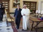 Ангела Меркель встретилась с Папой Римским Франциском в Ватикане
