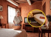 Пододеяльники с отверстием-ромбом были очень распространены