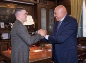 Михаил Федоров с министром обороны Италии Гвидо Крозетто