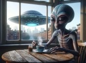 Инопланетянин в изображении ИИ