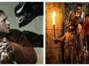 Кадри з фільмів "Веном 2" і "Джим Пуговка і пірати "Чортова дюжина"